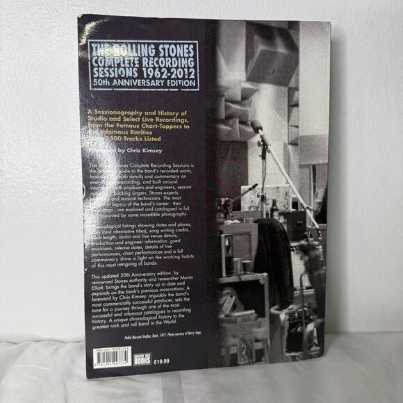 The Rolling Stones Complete Recording Sessions 1962–2012 HC Martin Elliott - Picture 2 of 3